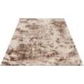 Teppich Cansu, my home, rechteckig, Höhe: 12 mm, Vintage, dezenter Glanz, Hoch-Tief-Struktur, Schrumpf Carving-Effekt, beige