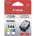 Canon CL-546XL C/M/Y Tintenpatrone (original Druckerpatrone 546 cyan/magenta/gelb XL), bunt|gelb