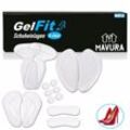 MAVURA Luftkissen-Schuheinlage GelFit Deluxe Schuh Gel Einlagen Set Fersen Schuheinlagen (Schuhpolster Fersenpolster Fersenkissen Ballenpolster)