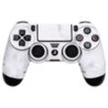 Software Pyramide Software Pyramide Skin für PS4 Controller White Marble Cover PS4 Zubehör PlayStation 4
