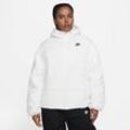 Nike Sportswear Classic Puffer lockere Therma-FIT Jacke mit Kapuze für Damen - Weiß