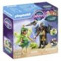 Playmobil® Konstruktions-Spielset Forest Fairy & Bat Fairy mit Seelentieren