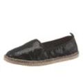 Große Größen: CITY WALK Espadrille, schwarz, Gr.36