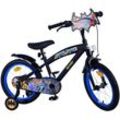 TPFSports DC Batman Kinderfahrrad - Jungen - 16 Zoll - Rücktritt + Handbremse - Schwarz