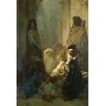 Kunstdruck La Siesta, Memory of Spain Gustave Dore Kinder Familie Brauch Ruhen B