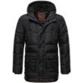 STONE HARBOUR Herren Winterjacke Lange Parka Jacke Kapuze warm gefüttert Mironoo