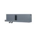 Muuto - Folded Shelves 63 x 16,5 cm, blau-grau