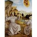 Kunstdruck Saint Francis Receives the Stigmata Ambrogio Bergognone Religion B A3