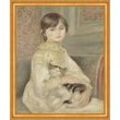Kunstdruck Julie Manet Pierre-Auguste Renoir französisch Malerin Mädchen B A3 030