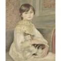 Kunstdruck Julie Manet Pierre-Auguste Renoir französische Malerin Kind Mädchen B