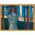 Kunstdruck The Voice, Summer Night Edvard Munch Frau Kleider Singen B A2 01510 Ge
