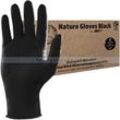 Nature Glove Ampri Nitrilhandschuhe biologisch black XL 100er Gr. 10, biologisch abbaubar, puderfrei, unsteril, 100er Box