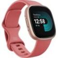 fitbit by Google Versa 4 Fitness-Smartwatch Smartwatch (FitbitOS5), inkl. 6 Monate Fitbit Premium Mitgliedschaft, rosa