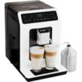 Krups Kaffeevollautomat EA8911 Evidence, inkl. Milchbehälter, intuitiver OLED-Display, extra-großer Wassertank, schwarz|weiß