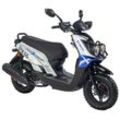 GT UNION Motorroller PX 55 Cross-Concept, 50 ccm, 45 km/h, Euro 5, blau|schwarz