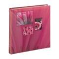 Hama Fotoalbum Singo Jumbo Foto Album 30 x 30 cm, 100 weiße Seiten Pink, rosa