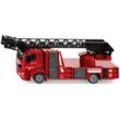 Siku Spielzeug-Feuerwehr SIKU Super, MAN Feuerwehr Drehleiter (2114), rot