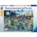 Ravensburger Puzzle Die fantastische Straße, 5000 Puzzleteile, Made in Germany; FSC® - schützt Wald - weltweit, bunt