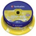 Verbatim DVD-Rohling DVD+RW 4.7 GB 4x 25er Spindel