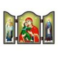 NKlaus Holzbild 1447 Gm Von Wladimir Christliche Ikone Triptychon