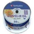 Verbatim DVD-Rohling DVD+R DL 8.5GB 8x 50er Spindel bedruckbar