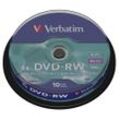 Verbatim DVD-Rohling DVD-RW 4.7GB 4x Matt 10er Spindel