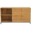 Sideboard Industrie-Stil Mangoholz und Metall YPSTER