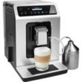 Krups Kaffeevollautomat EA891D Evidence, 12 Kaffee- und 3 Tee-Variationen, OLED-Display und Touchscreen, silberfarben