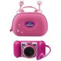 Vtech® KidiZoom Duo Pro, pink Kinderkamera (inklusive Tragetasche), rosa