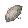 von Lilienfeld Stockregenschirm Motivschirm Claude Monet: Der Garten Auf-Automatik Kunst Stabil