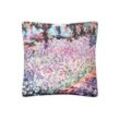 von Lilienfeld Dekokissen VON LILIENFELD Kissen Claude Monet Der Garten beidseitig Bedruckt