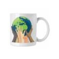 Trendation Tasse Welt Umwelt Aktivisten Tasse Geschenk Generation Retten