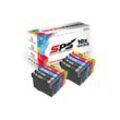 SPS 10x Multipack Set Kompatibel für Epson WF 2960 Tintenpatrone (10er Pack)