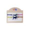 Laubhauer Armband Set Stimmungsarmband Pferd Einhorn Anhänger Kinder Mädchen Regenbogenfarbe (2