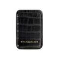 GOLDBLACK Handyhülle Lederetui für iPhone kompatibel mit MagSafe Wallet 5.4 Zoll