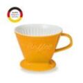 Creano Handfilter Creano Kaffeefilter (Safrangelb)