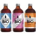 SodaStream Getränke-Sirup BIO Zitrone, Cassis, Ginger Ale, 0,5 l, 3 Stück, Flasche3,5 L Fertiggetränk, 500 ml (Zitrone, Cassis, Ginger Ale)