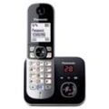 Panasonic KX-TG6821GB Schnurloses Telefon mit Anrufbeantworter schwarz-silber