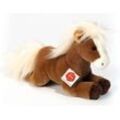 Teddy Hermann® Kuscheltier 90259 Pferd liegend hellbraun 30 cm