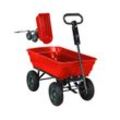 miweba Bollerwagen Gartenwagen Transportkarre Dumper (300 kg Zuladung