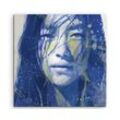 Sinus Art Leinwandbild Liu Wen Aqua 60x60cm Wandbild Aquarell Art