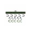 Siena Garden Geräteleiste PVC 5 Haken grün EUROFIX 5 Gartengerätehalter