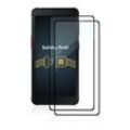 Savvies Xtreme Glass 2.5D Full Cover Panzerglas für Samsung Galaxy Xcover 5 (schwarz) für Samsung Galaxy Xcover 6 Pro (Vorderseite + Kamera)