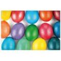 Wallario Küchenrückwand Bunte Oster-Eier in Nahaufnahme mit kräftigen Farben