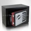 Bituxx - Mini Tresor Zahlenschloss elektronisch Minisafe Wandtresor Wandsafe schwarz Safe Maße(B/H/T): 230mm x 170mm x 170mm Türstärke: 3 mm - Schwarz