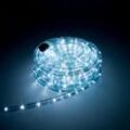F3 led Lichterschlauch Lichterkette Beleuchtung in gewünschter Länge für Drinnen und Draußen, Kaltweiß 10m