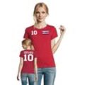 Blondie & Brownie T-Shirt Damen Costa Rica Sport Trikot Fußball Football Meister WM Copa America
