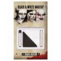 Horror-Shop Vampir-Kostüm Schwarz & Weiße Schminke für Fasching & Halloween
