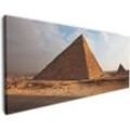 Wallario Leinwandbild, Alte Pyramide in Ägypten