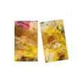 Primedeco Herd-Abdeckplatte Herdabdeckplatte Spritzschutz aus Glas Acrylfarben gemischt